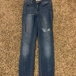 mid waisted skinny jeans